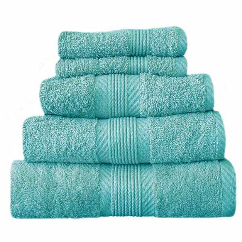 Catherine Lansfield Cl Home Hand Towel Aqua Curtains and Towels