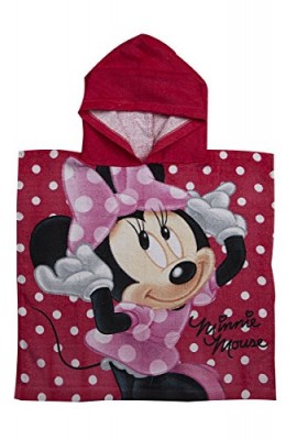 DISNEY-Hooded-Boys-Girls-Kids-Mickey-Minnie-Jake-Princess-Bath-Poncho-Towel-0