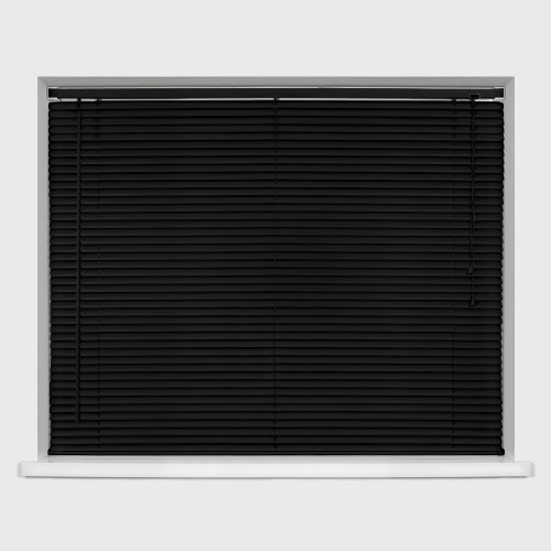 EASYFIT-BLACK-PVC-Venetian-blind-AVAILABLE-IN-WIDTHS-45-cm-to-210cm-BLINDS-ALSO-AVAILABLE-IN-CREAM-AND-WHITE-45-Standard-0