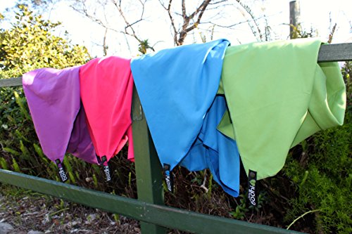 Microfibre Travel Towel Green for beach camping sports gym