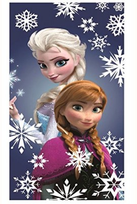 Official-Disney-Frozen-Elsa-Anna-Snowflakes-Cotton-Beach-Bath-Towel-0