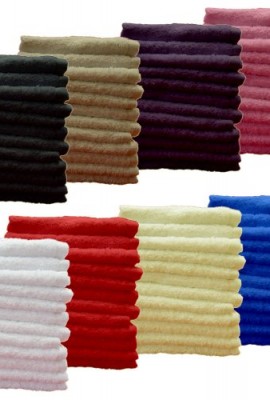 Pack-of-12-Face-Cloth-Luxury-Egyptian-Plain-100-Cotton-30-X-30-White-0